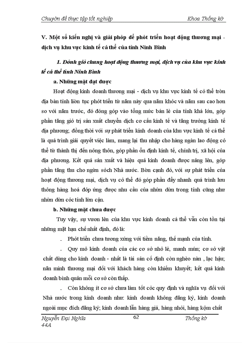 image for page Nghiên cứu thống kê hoạt động thương mại, dịch vụ khu vực kinh tế cá thể của tỉnh Ninh Bình