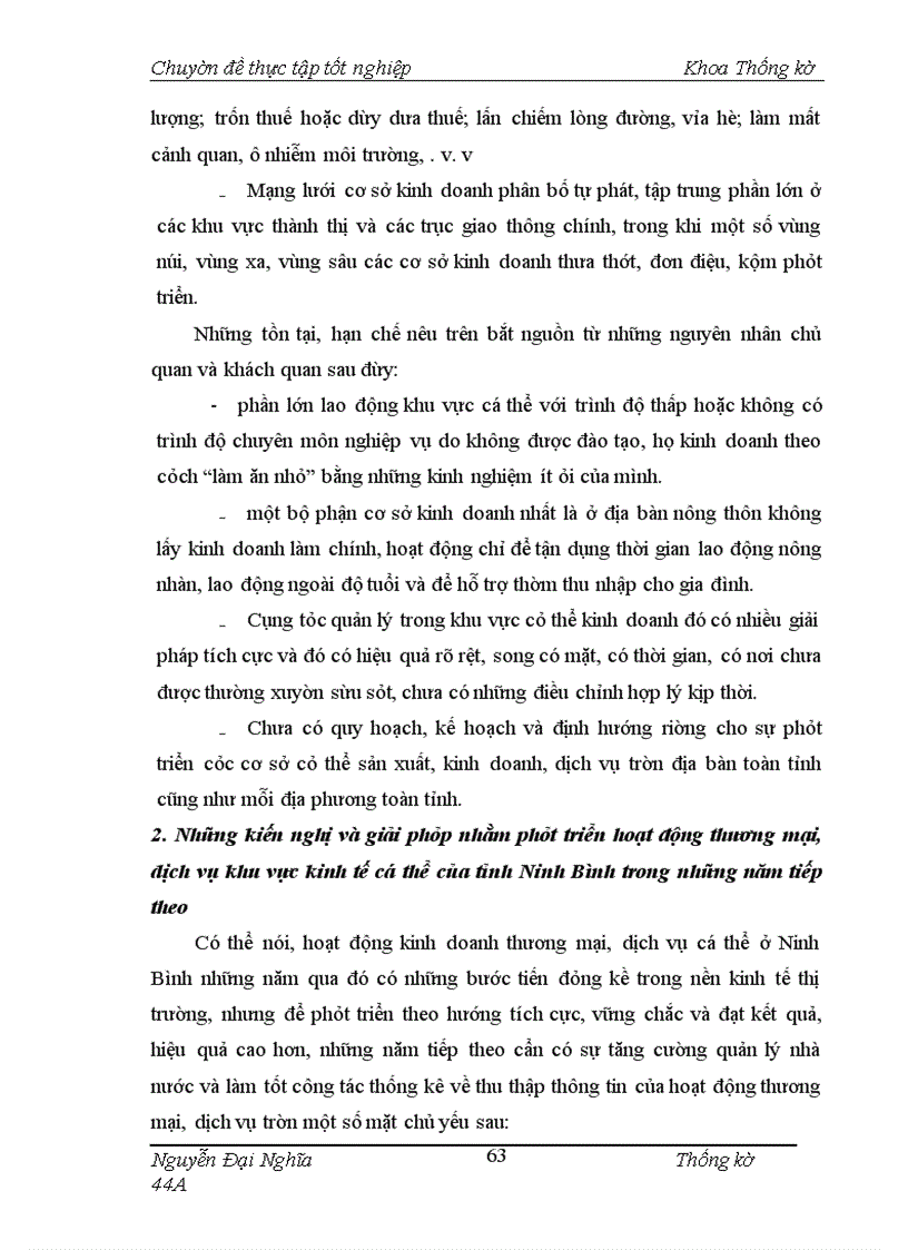 image for page Nghiên cứu thống kê hoạt động thương mại, dịch vụ khu vực kinh tế cá thể của tỉnh Ninh Bình