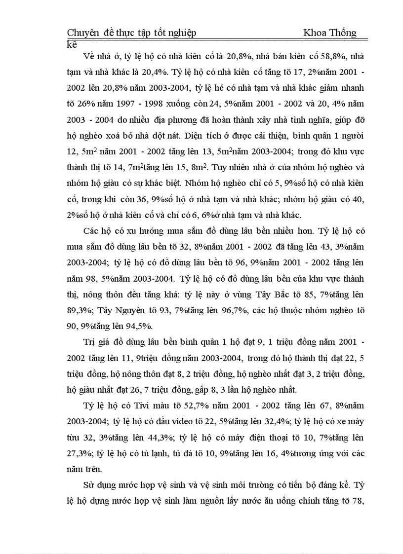 image for page Phân tích thống kê ảnh hưởng của mức sống dân cư đến mức sinh ở Việt Nam giai đoạn 1995-2004 làm chuyên đề thực tập của mình