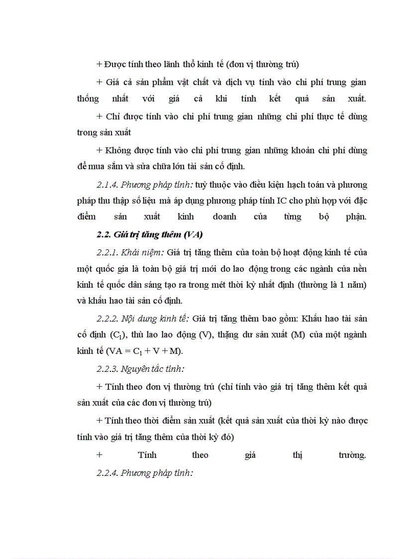 image for page Vận dụng xác định và phân tích giá trị sản xuất và giá trị tăng thêm ngành công nghiệp chế biến Việt Nam