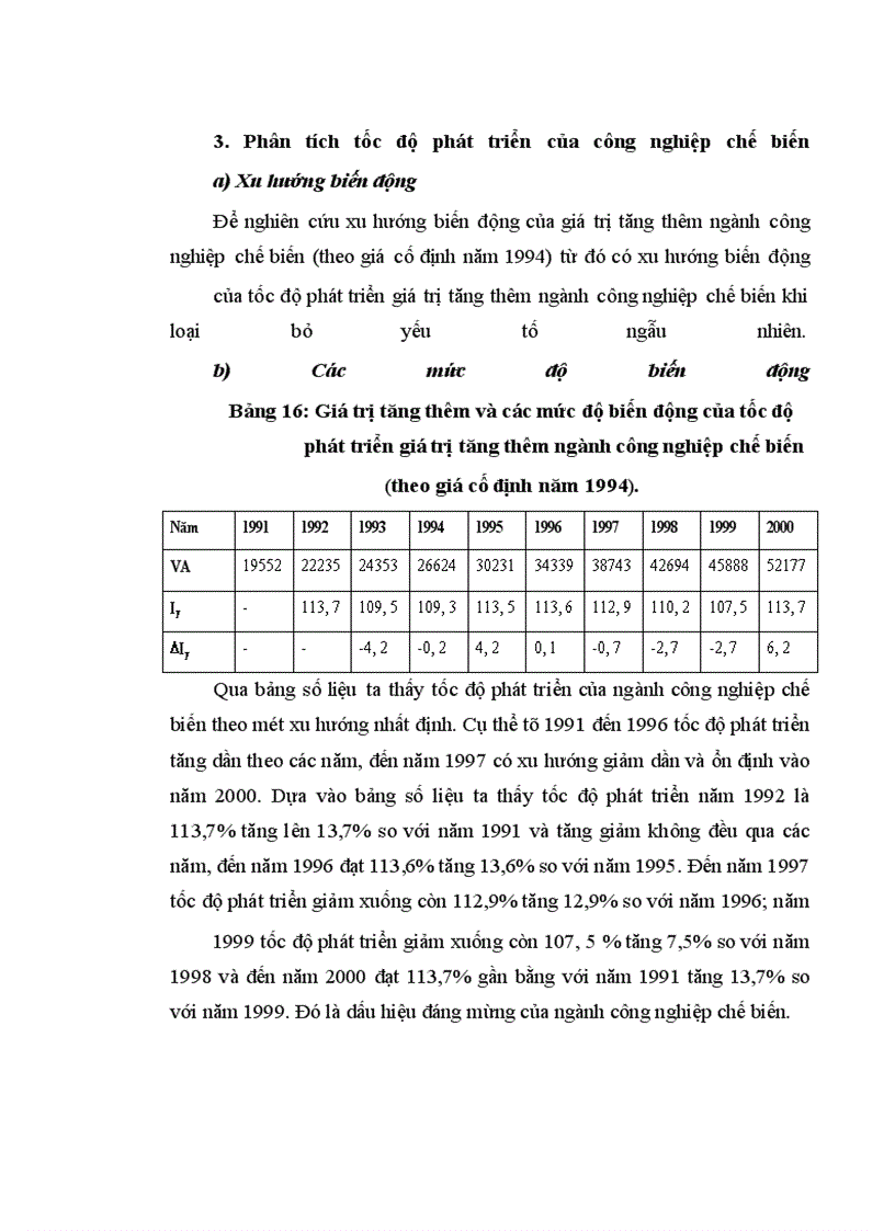 image for page Vận dụng xác định và phân tích giá trị sản xuất và giá trị tăng thêm ngành công nghiệp chế biến Việt Nam