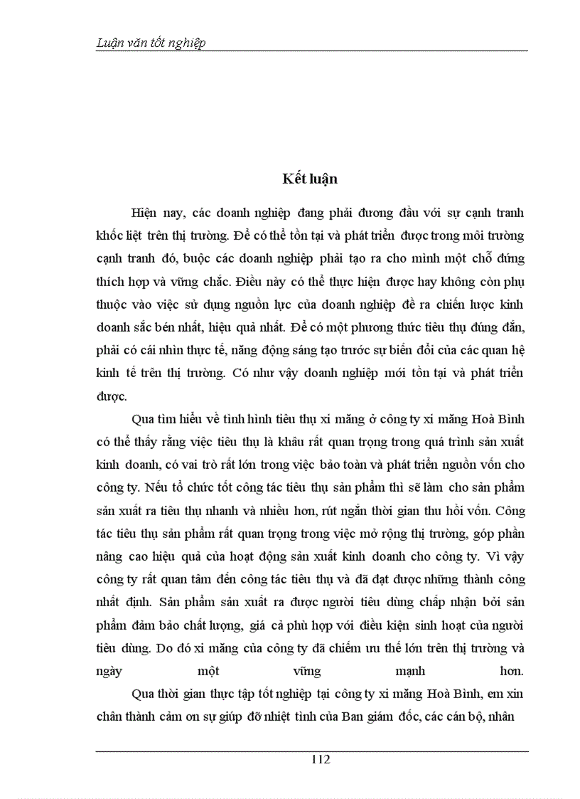 image for page Vận dụng một số phương pháp thống kê phân tích tình hình tiêu thụ sản phẩm của Công ty xi măng Hoà bình giai đoạn 1997 – 2001và dự đoán năm 2002