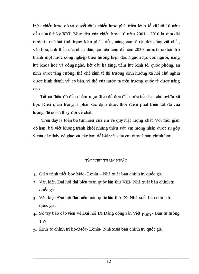 image for page Phân tích nội dung quy luật chuyển hoá từ những thay đổi về lượng thành những sự thay đổi về chất và ngược lại.