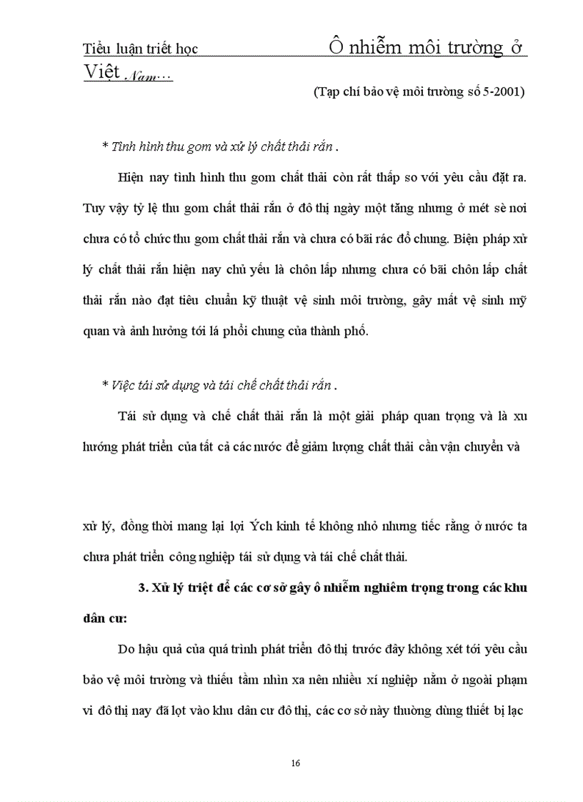 image for page Một số vấn đề của ô nhiễm môi trường ở Hà Nội và các biện pháp khắc phục