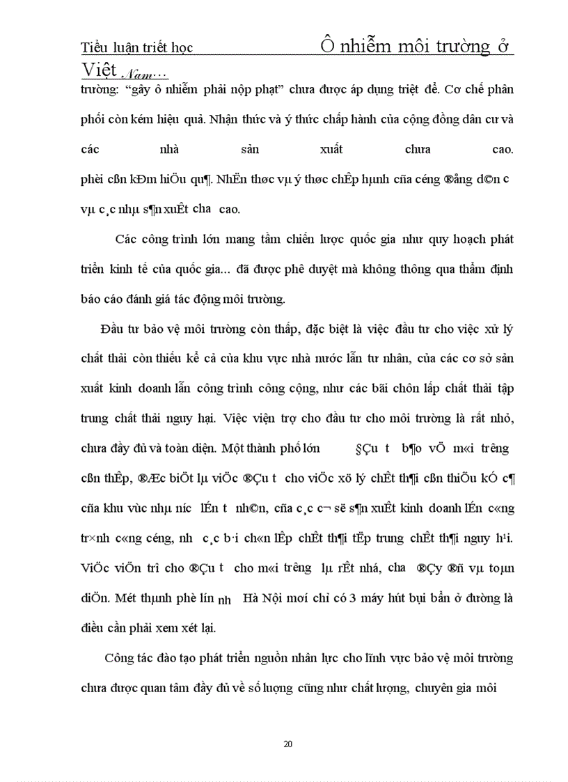 image for page Một số vấn đề của ô nhiễm môi trường ở Hà Nội và các biện pháp khắc phục