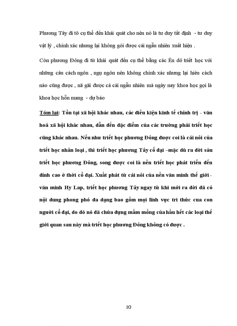 image for page Sự khác nhau căn bản giữa Triết học phương Đông và phương Tây.