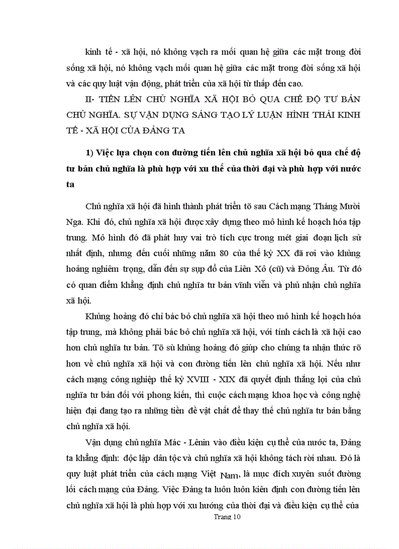 image for page Về Lý luận hình thái kinh tế – xã hội của Các Mác và con đường đi lên chủ nghĩa xã hội ở Việt nam