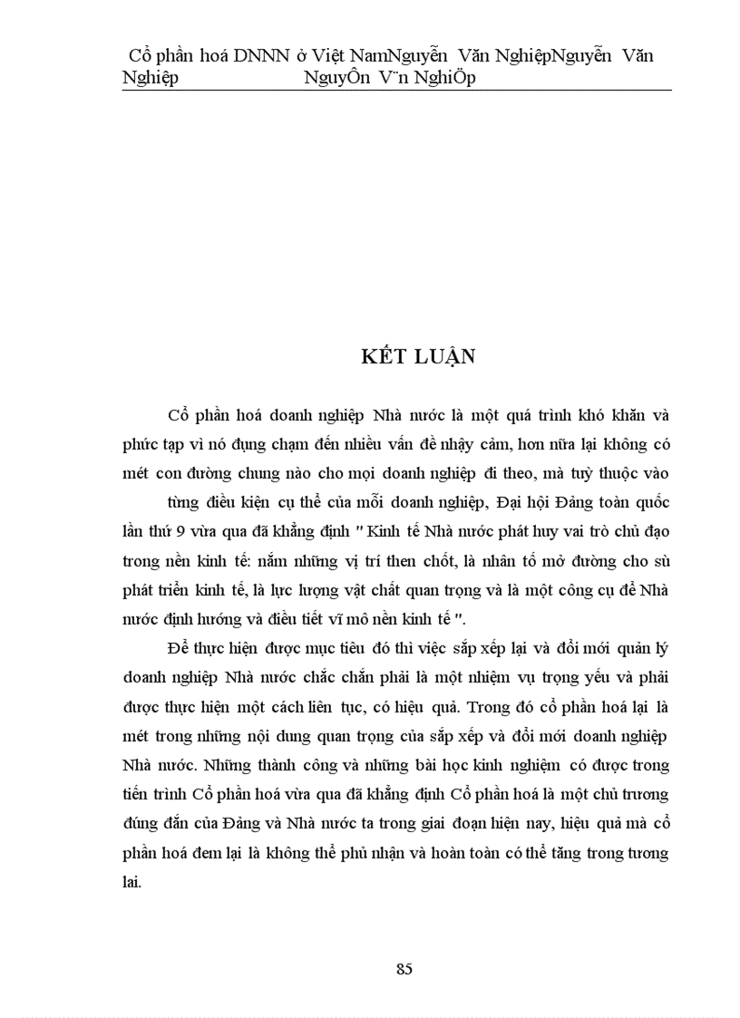 image for page Cổ phần hoá và sự cần thiết phải tiến hành cổ phần hoá ở Việt Nam