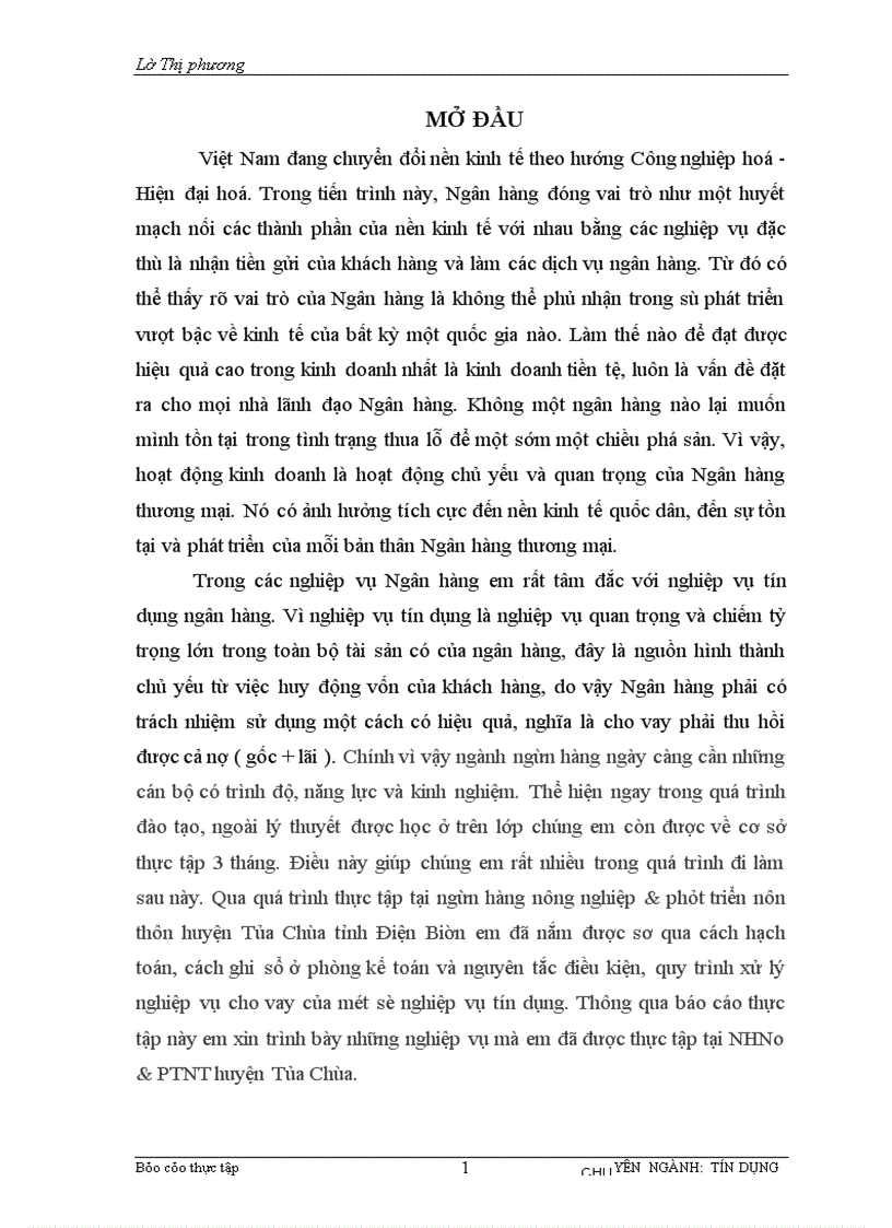 image for page Tình hình hoạt động kinh doanh tại NHNo & PTNT TỦA CHÙA