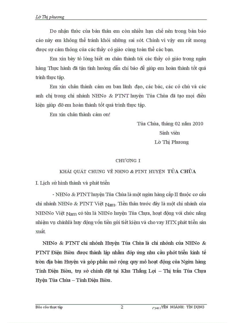 image for page Tình hình hoạt động kinh doanh tại NHNo & PTNT TỦA CHÙA