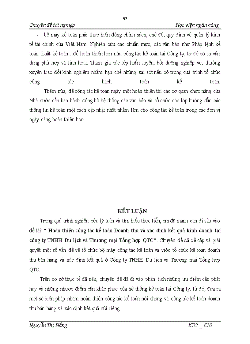 image for page Hoàn thiện công tác kế toán doanh thu và xác định kết quả kinh doanh tại Công ty TNHH Du lịch và Thương mại tổng hợp QTC