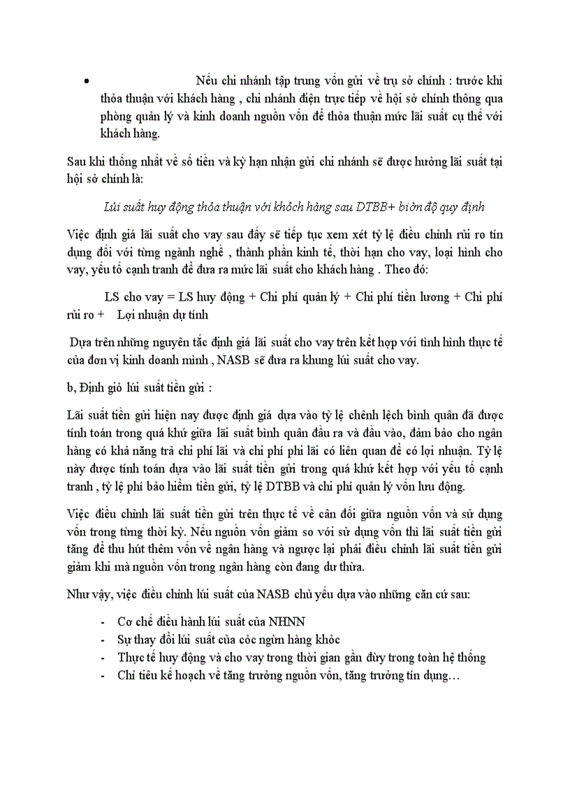 image for page Giải pháp đối với hoạt động quản trị rủi ro lãi suất của NHTMCP Bắc Á