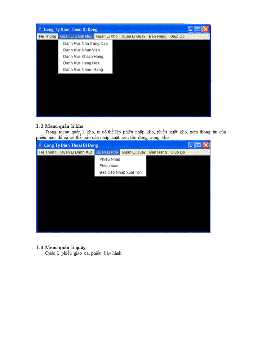 image for page Phân tích hệ thống Công ty điện thoại di động