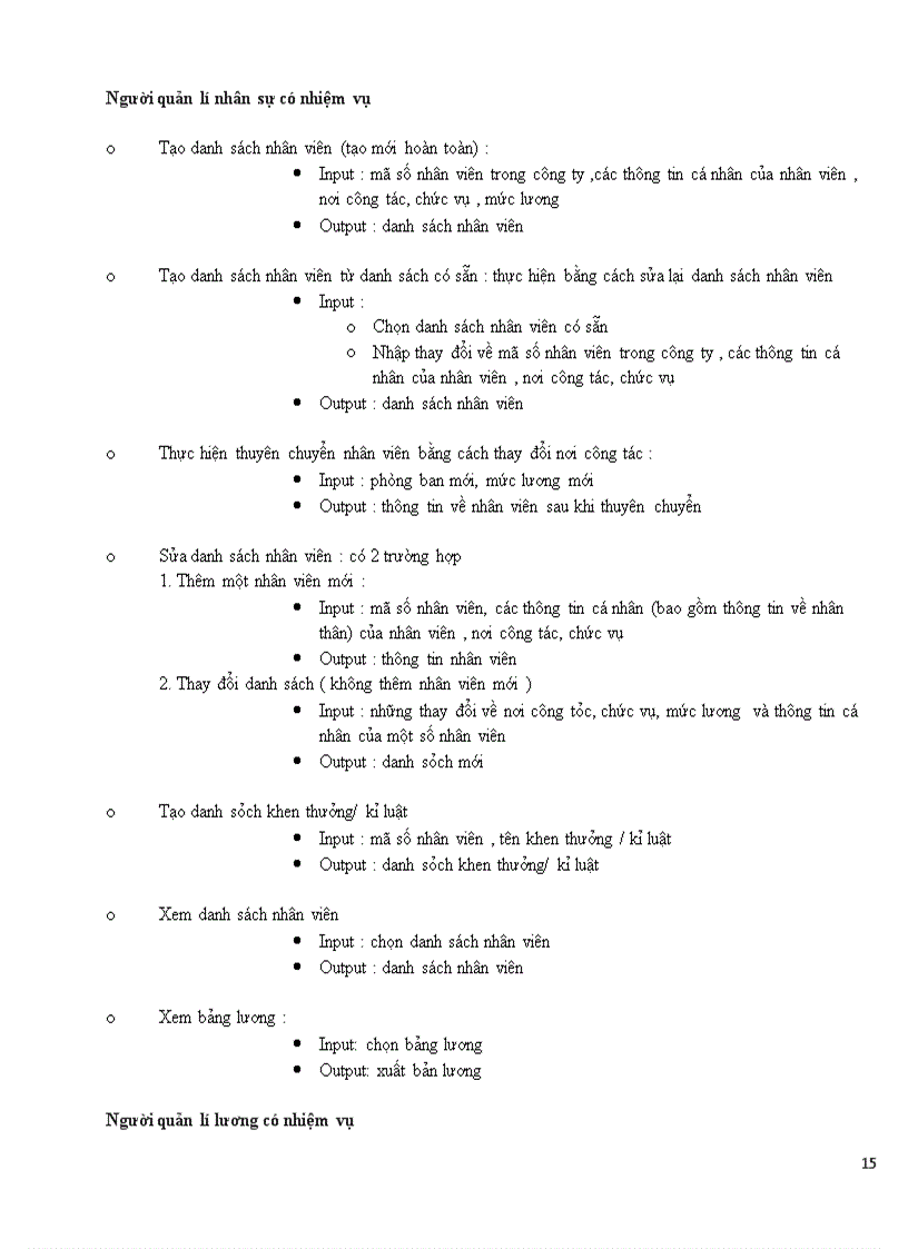 image for page Phân tích, thiết kế hệ thống quản lý nhân sự - Tiền lương cho công ty Sun-Rise