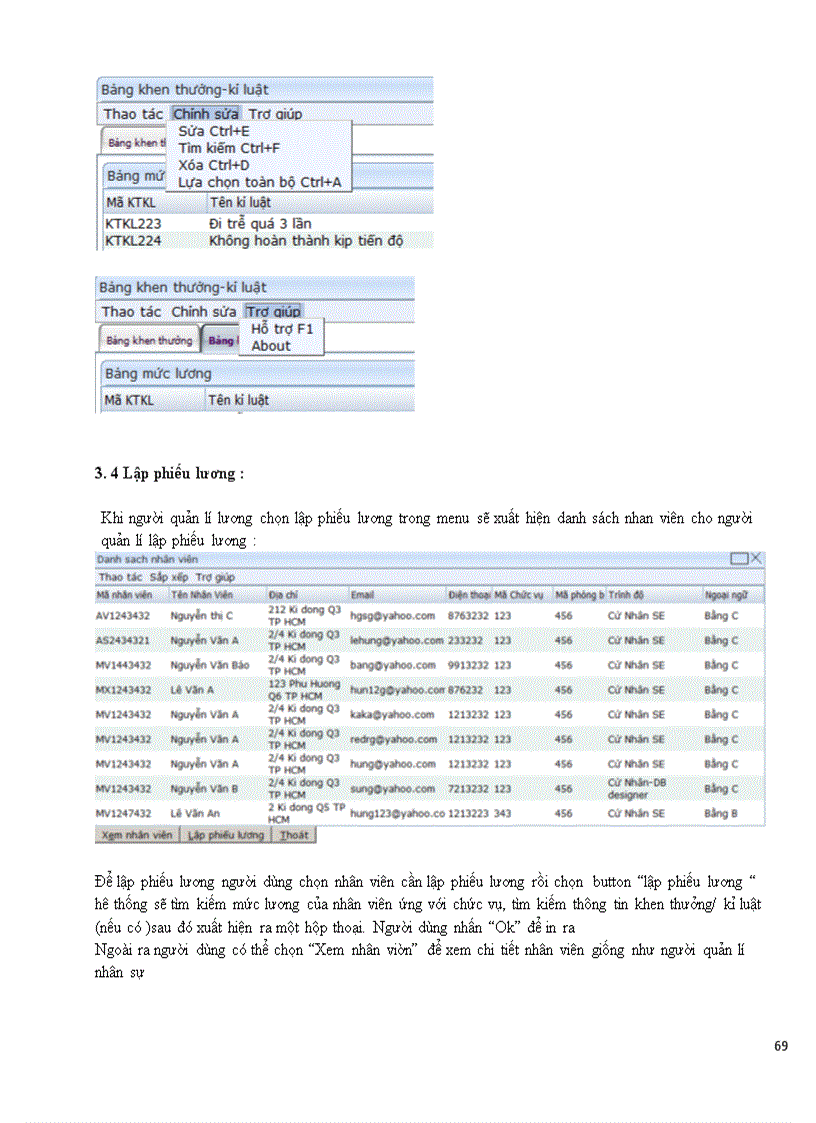 image for page Phân tích, thiết kế hệ thống quản lý nhân sự - Tiền lương cho công ty Sun-Rise