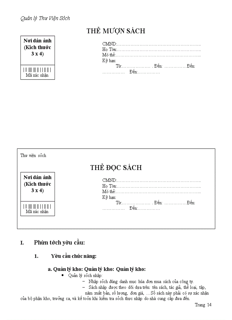 image for page Quản lý Thư Viện Sách