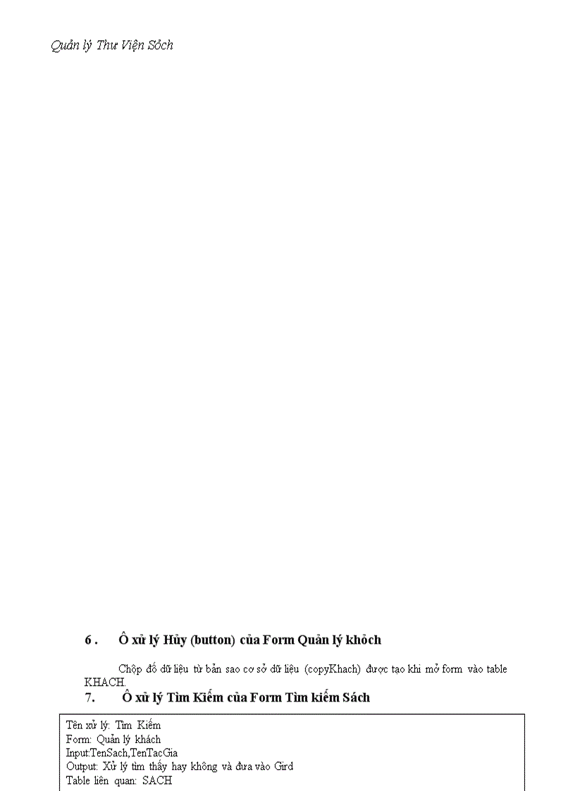 image for page Quản lý Thư Viện Sách