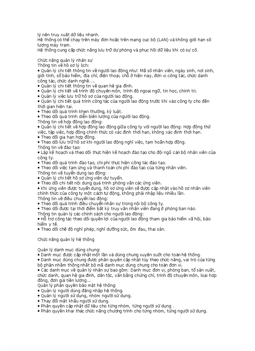 image for page Khảo sát sơ bộ về hệ thống quản lý nhân sự và tiền lương