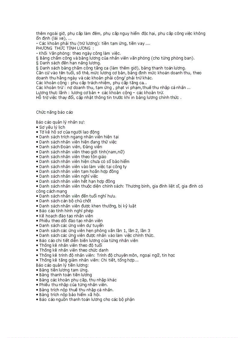 image for page Khảo sát sơ bộ về hệ thống quản lý nhân sự và tiền lương