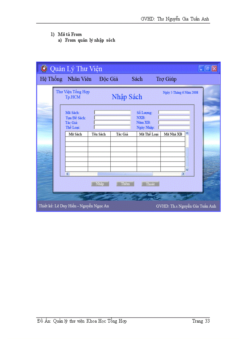 image for page Quản lý thư viên Khoa Học Tổng Hợp Thành Phố Hồ Chí Minh