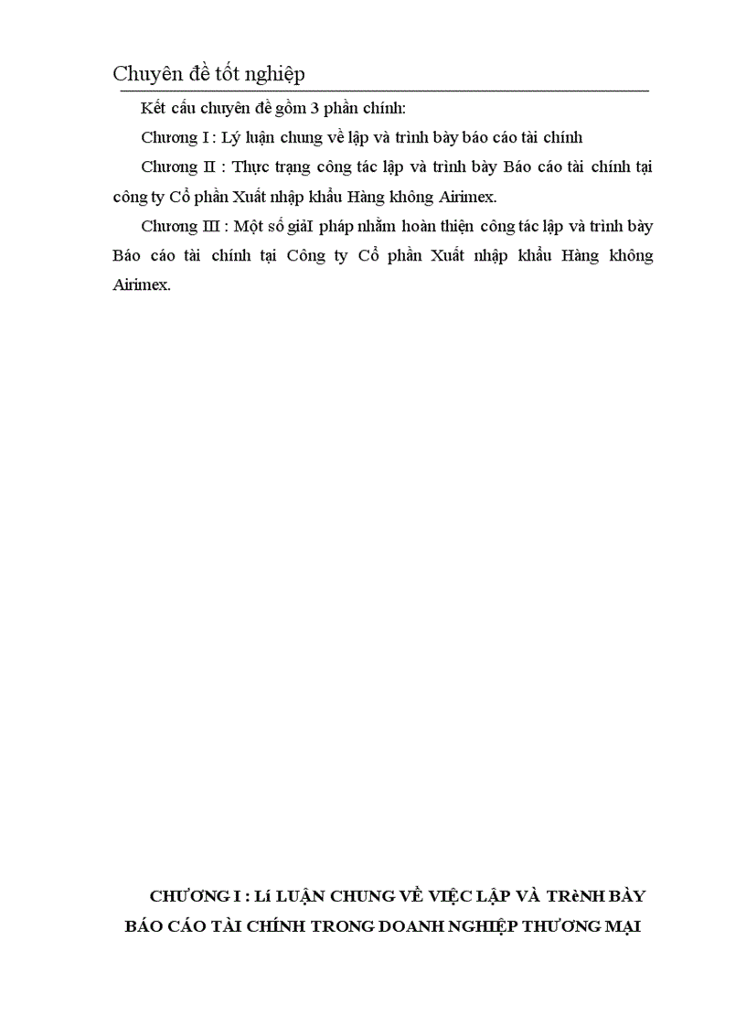 image for page Hoàn thiện công tác lập và phân tích Báo cáo tài chính tại Công ty Cổ phần Xuất nhập khẩu Hàng không Airimex