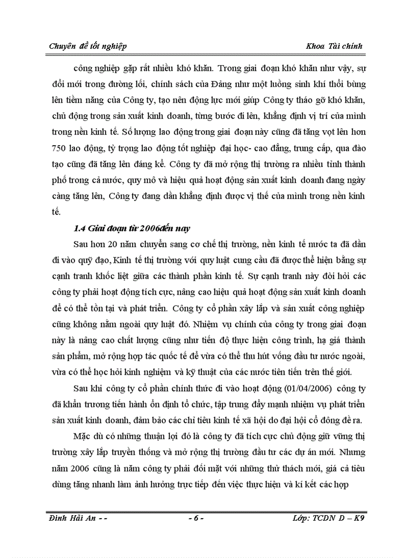 image for page Phân tích tình hình tài chính và các giải pháp nhằm tăng cường năng lực tài chính tại Công ty Cổ phần Xây Lắp và Sản Xuất Công Nghiệp