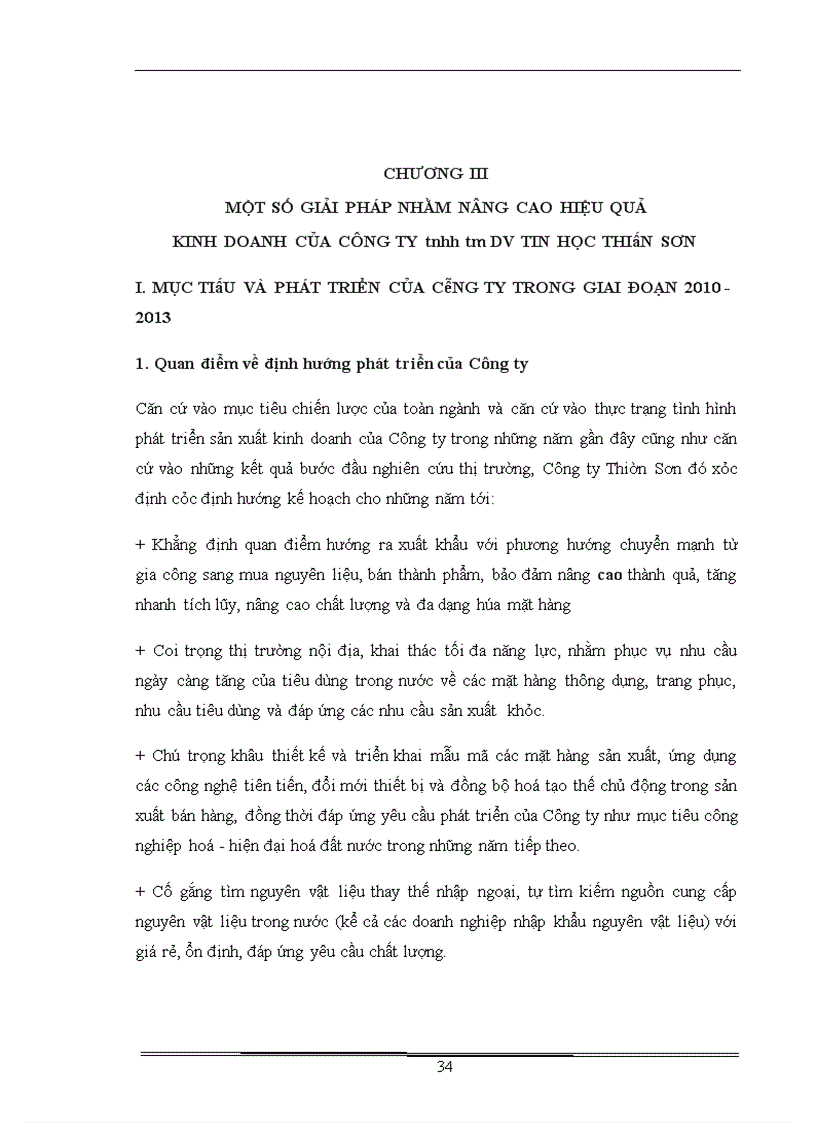 image for page Giải pháp chủ yếu nhằm nâng cao hiệu quả hoạt động kinh doanh tại Công ty TNHH Thương mại và dịch vụ tin học Thiên Sơn