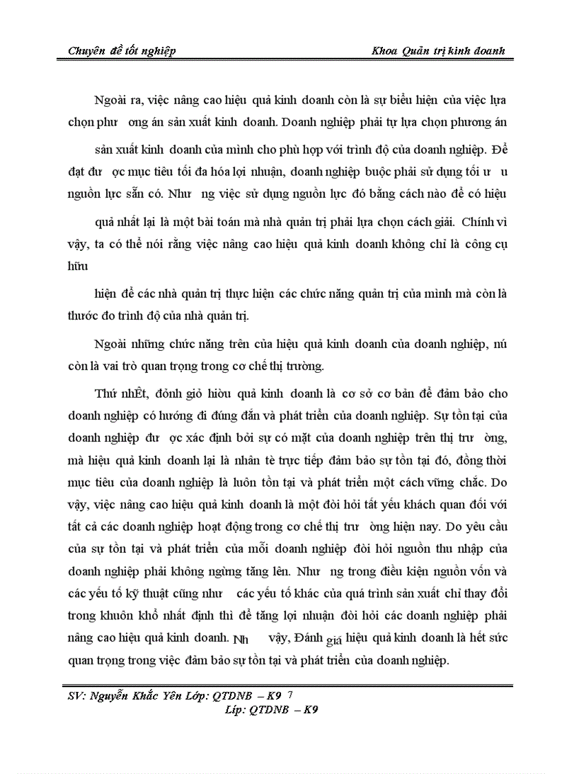 image for page Nghiên cứu chỉ tiêu đánh giá hiệu quả kinh doanh tại Công ty TNHH Hoàng Tuấn
