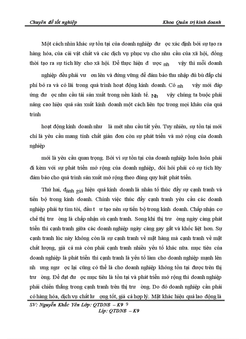 image for page Nghiên cứu chỉ tiêu đánh giá hiệu quả kinh doanh tại Công ty TNHH Hoàng Tuấn
