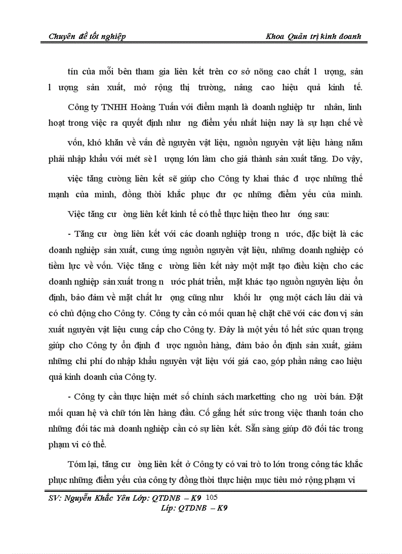 image for page Nghiên cứu chỉ tiêu đánh giá hiệu quả kinh doanh tại Công ty TNHH Hoàng Tuấn