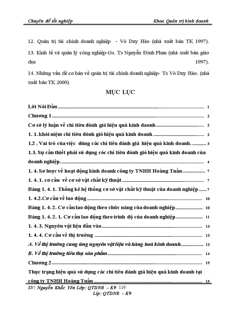 image for page Nghiên cứu chỉ tiêu đánh giá hiệu quả kinh doanh tại Công ty TNHH Hoàng Tuấn