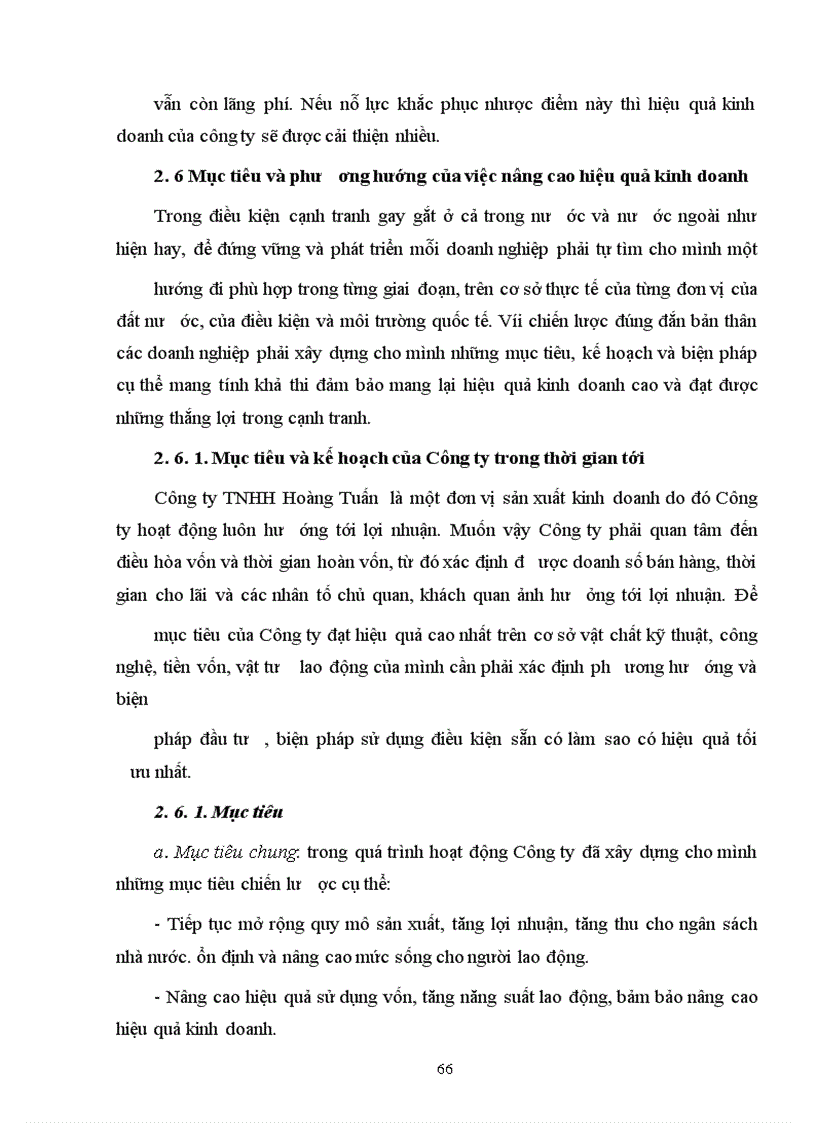 image for page Nghiờn cứu chỉ tiờu đỏnh giỏ hiệu quả kinh doanh tại Cụng ty TNHH Hoàng Tuấn