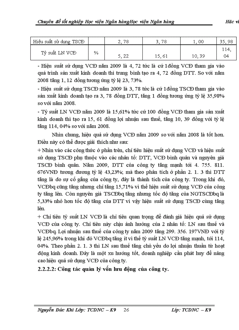 image for page Giải pháp nhằm nâng cao hiệu quả sử dụng vốn sản xuất kinh doanh tại công ty cổ phần Ngọc Diệp