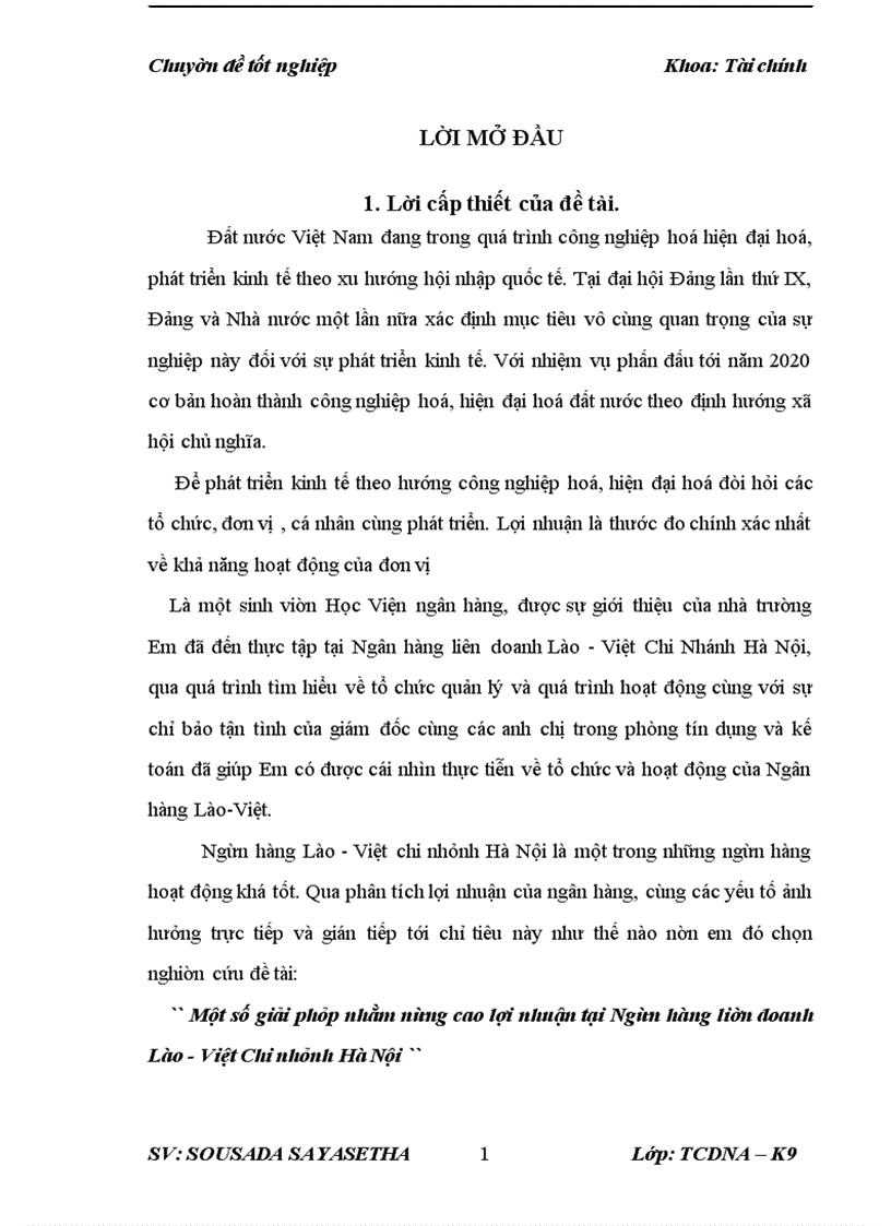 image for page Một số Giải pháp chủ yếu nhằm nâng cao lợi nhuận của Ngân hàng Lào-Việt Chi nhánh Hà Nội