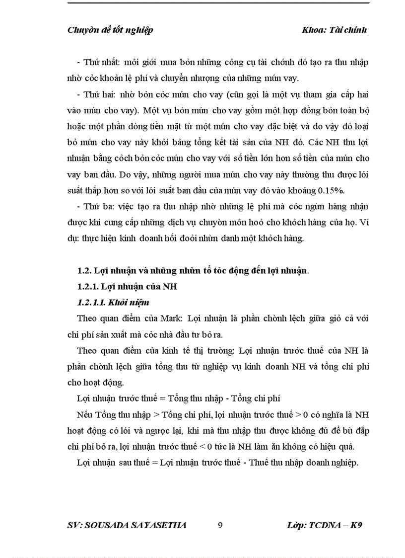 image for page Một số Giải pháp chủ yếu nhằm nâng cao lợi nhuận của Ngân hàng Lào-Việt Chi nhánh Hà Nội