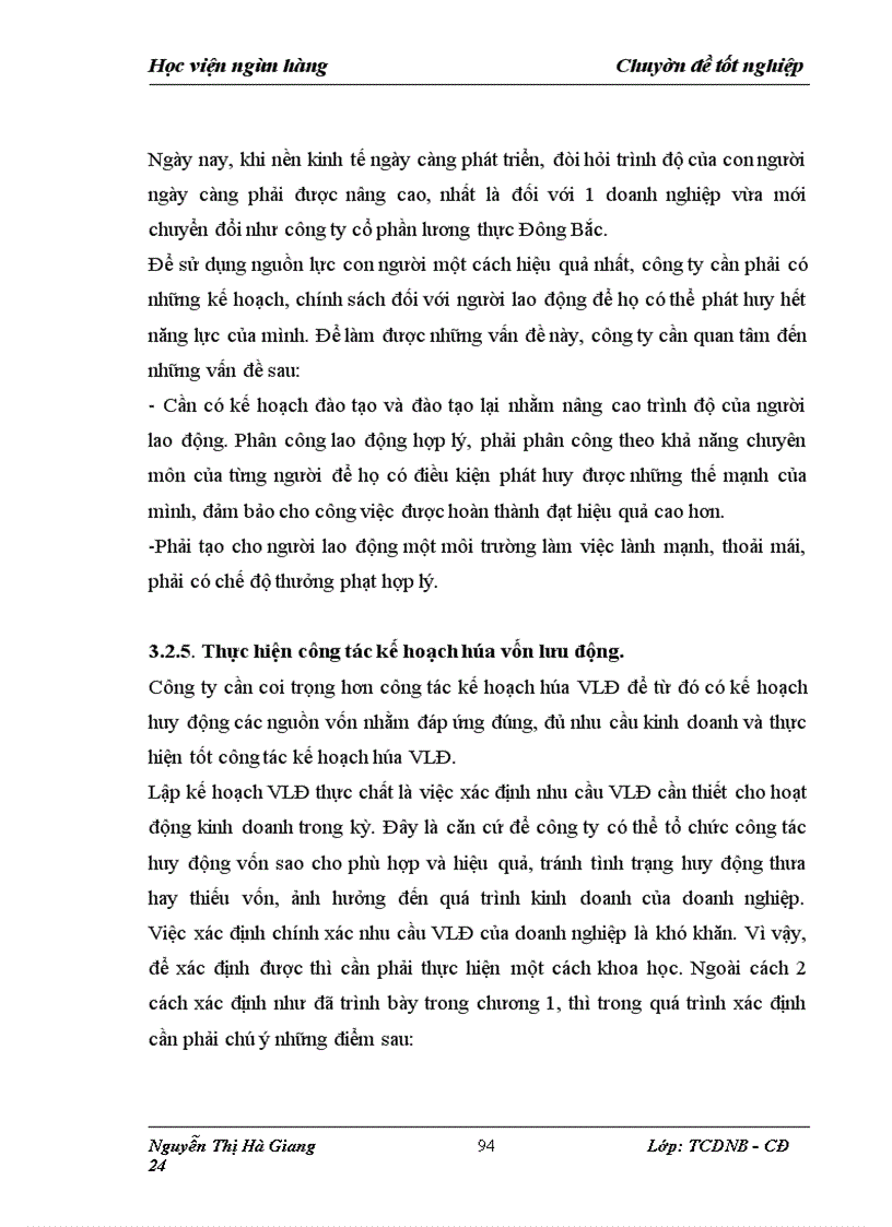 image for page Vốn lưu động và một số biện pháp nhằm nâng cao hiệu quả sử dụng vốn lưu động tại công ty cổ phần lương thực Đông Bắc