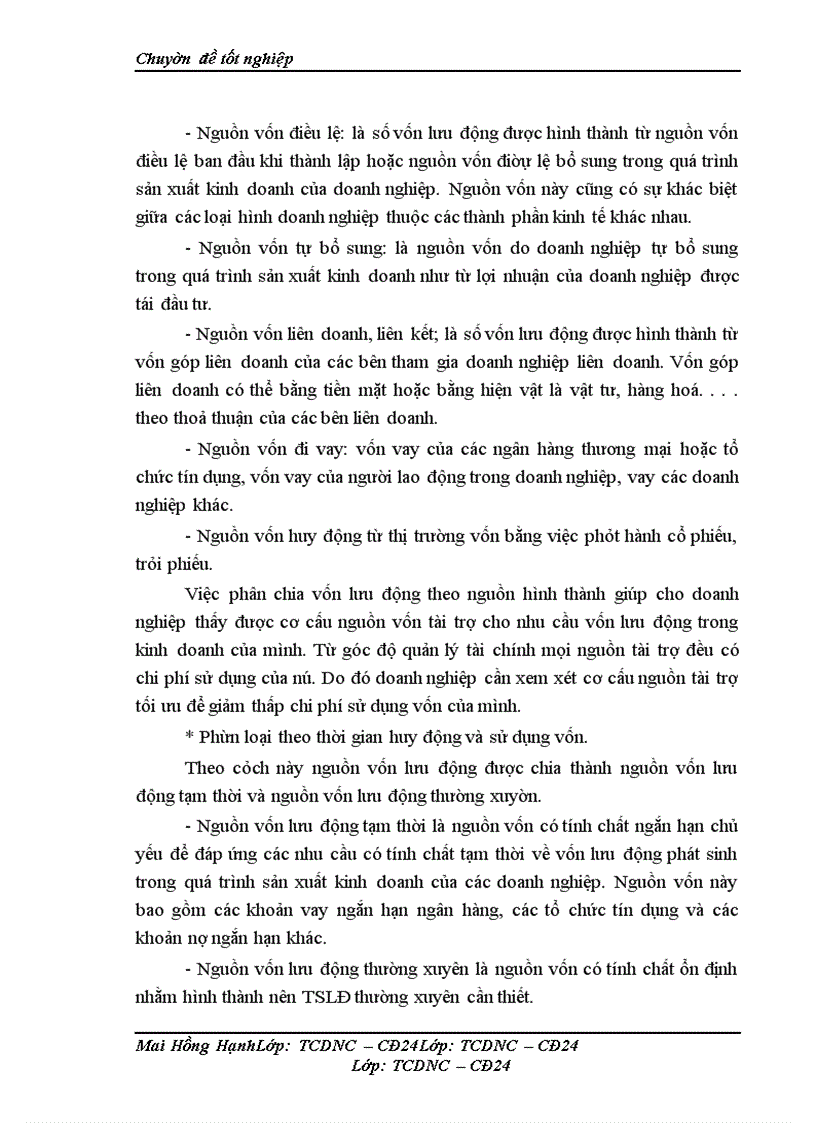 image for page Vốn lưu động và các giải pháp tài chính nâng cao hiệu quả sử dụng vốn lưu động tại Công ty Cổ phần SNC