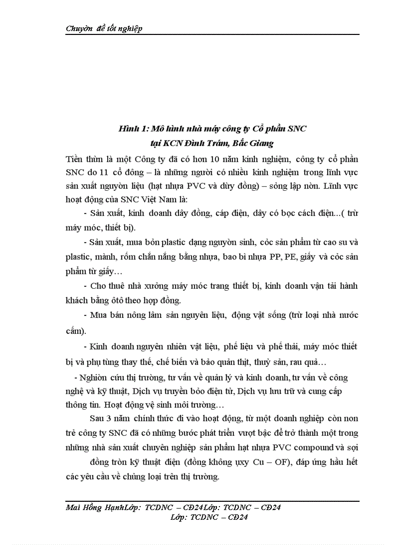 image for page Vốn lưu động và các giải pháp tài chính nâng cao hiệu quả sử dụng vốn lưu động tại Công ty Cổ phần SNC