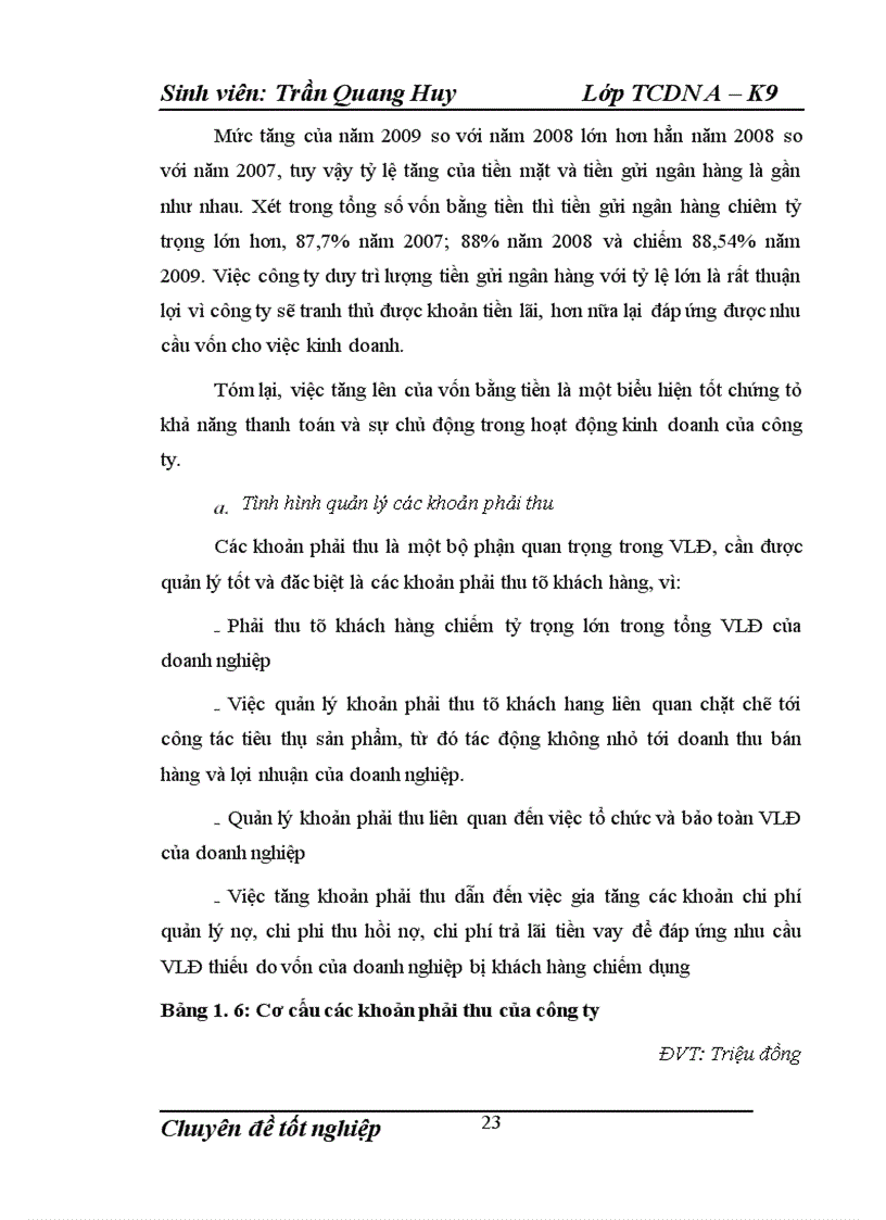 image for page Một số giải pháp nâng cao hiệu quả sử dụng vốn lưu động tại Công ty TNHH Mạnh Quang