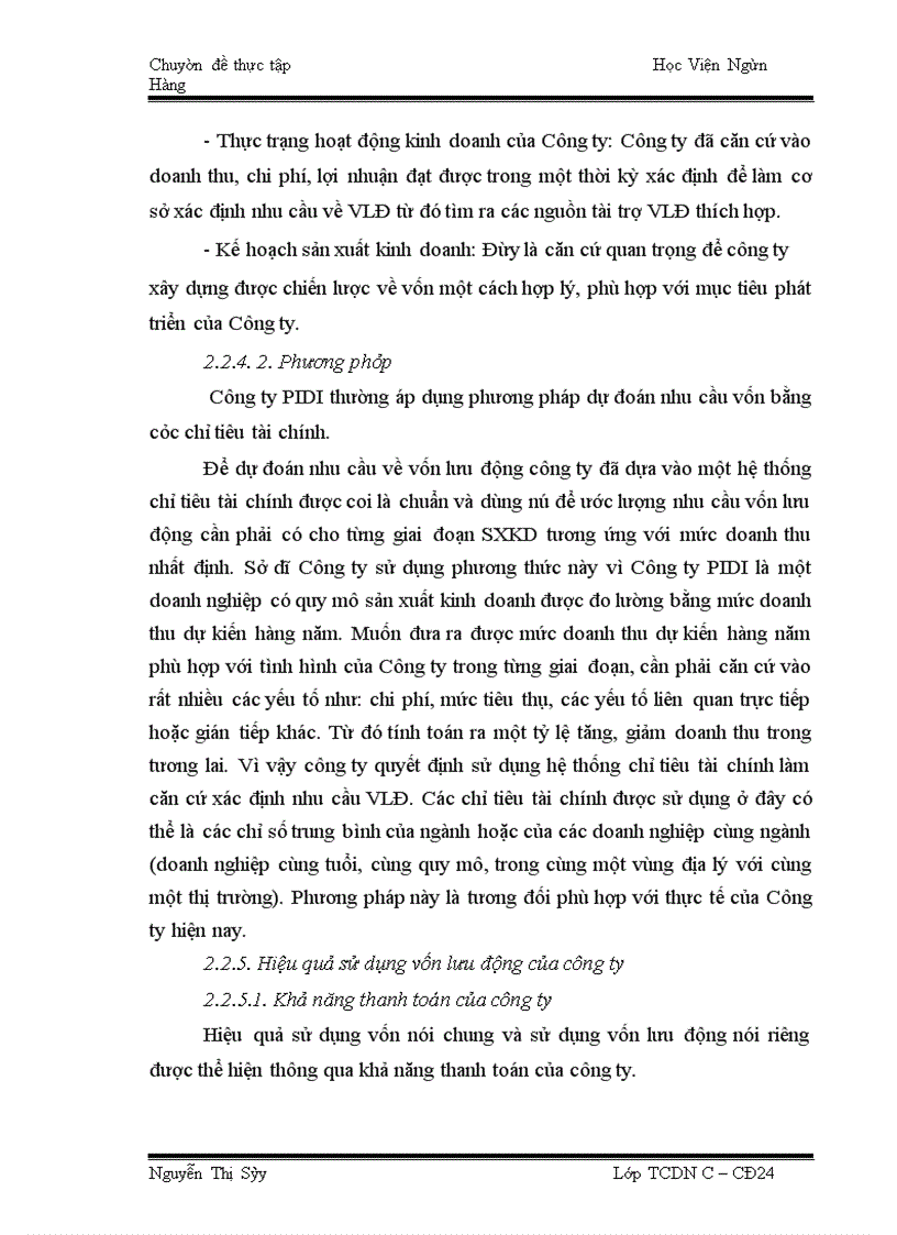 image for page Vốn lưu động và một số biện pháp nhằm nâng cao hiệu quả sử dụng vốn lưu động tại Công ty cổ phần đầu tư phát triển điện lực và hạ tầng Việt Nam- PIDI