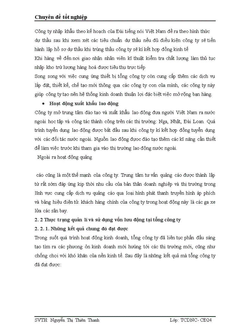 image for page Gỉai pháp nâng cao hiệu quả sử dụng vốn lưu động taị tổng công ty EMICO