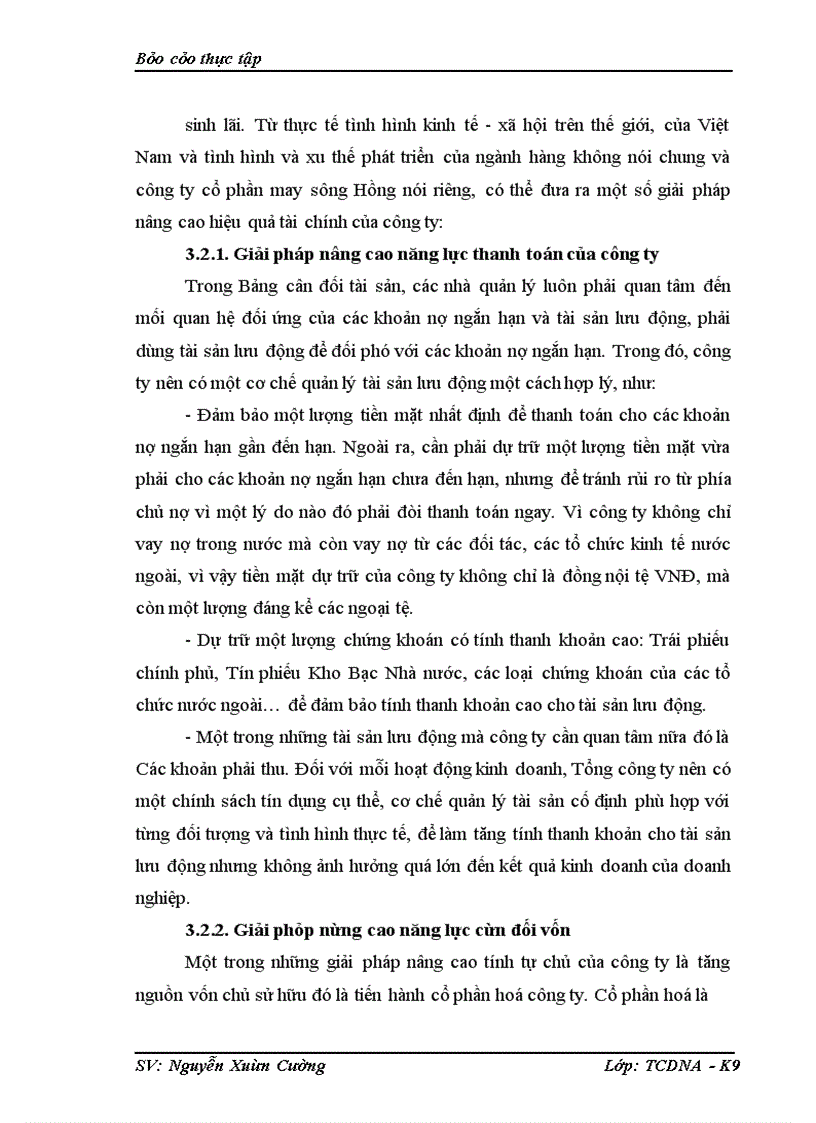 image for page Phân tích tình hình tài chính của công ty cổ phần may và dịch vụ Hưng Long