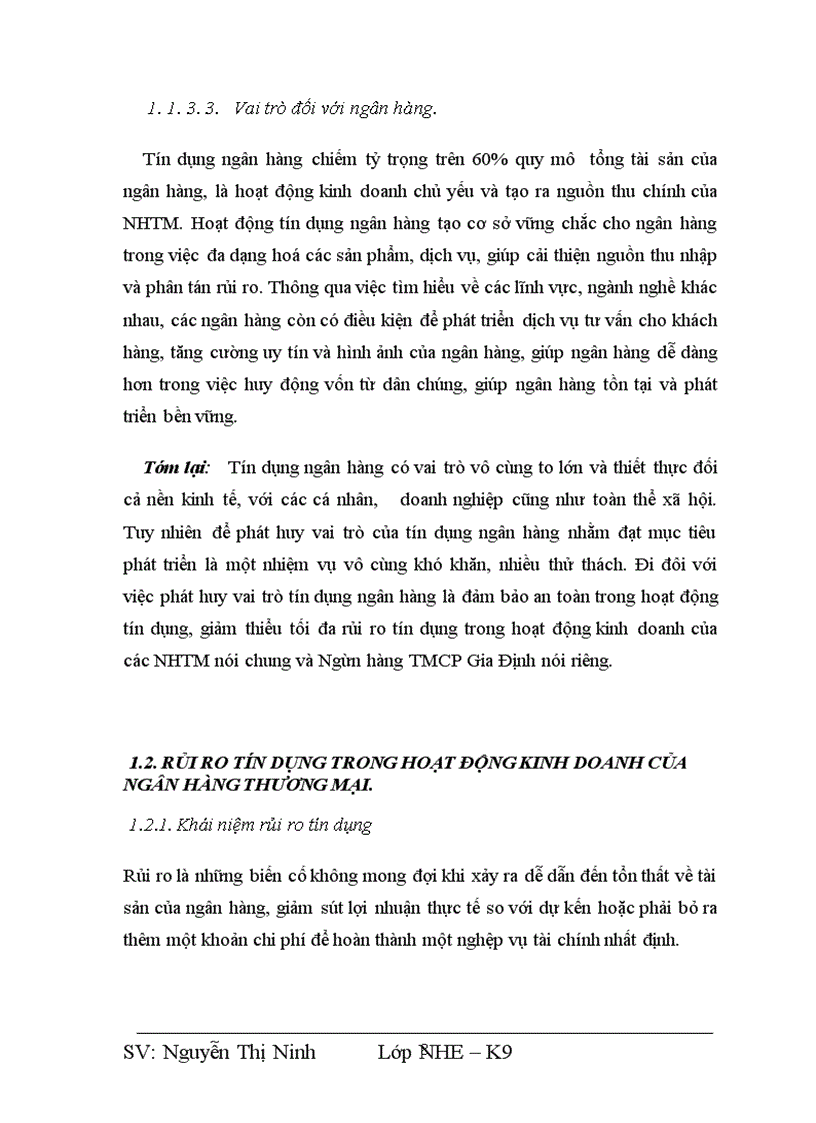 image for page Một số giải pháp phòng ngừa và hạn chế rủi ro tín dụng tại Chi nhánh Ngân hàng Thương Mại Cổ Phần Gia Định, PGD Thanh Xuân