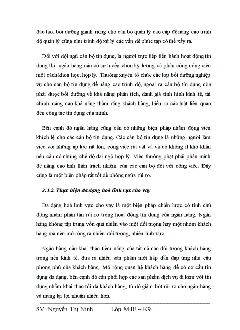 image for page Một số giải pháp phòng ngừa và hạn chế rủi ro tín dụng tại Chi nhánh Ngân hàng Thương Mại Cổ Phần Gia Định, PGD Thanh Xuân