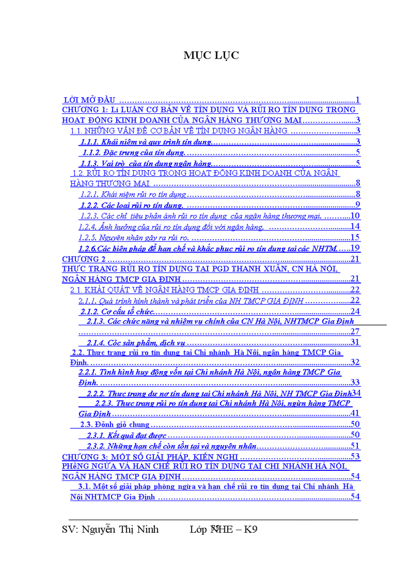 image for page Một số giải pháp phòng ngừa và hạn chế rủi ro tín dụng tại Chi nhánh Ngân hàng Thương Mại Cổ Phần Gia Định, PGD Thanh Xuân