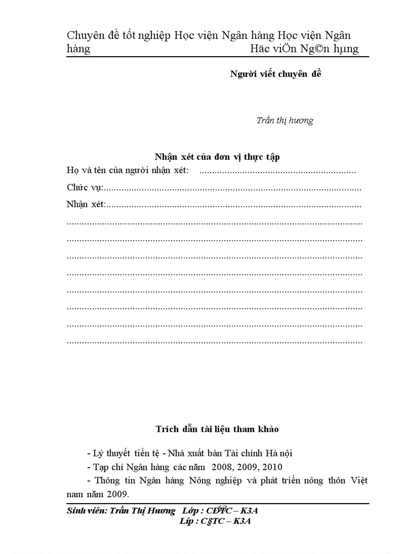 image for page Giải pháp nâng cao chất lượng tín dụng tại Chi nhánh ngân hàng Nông nghiệp và Phát triển nông thôn Mê Linh.