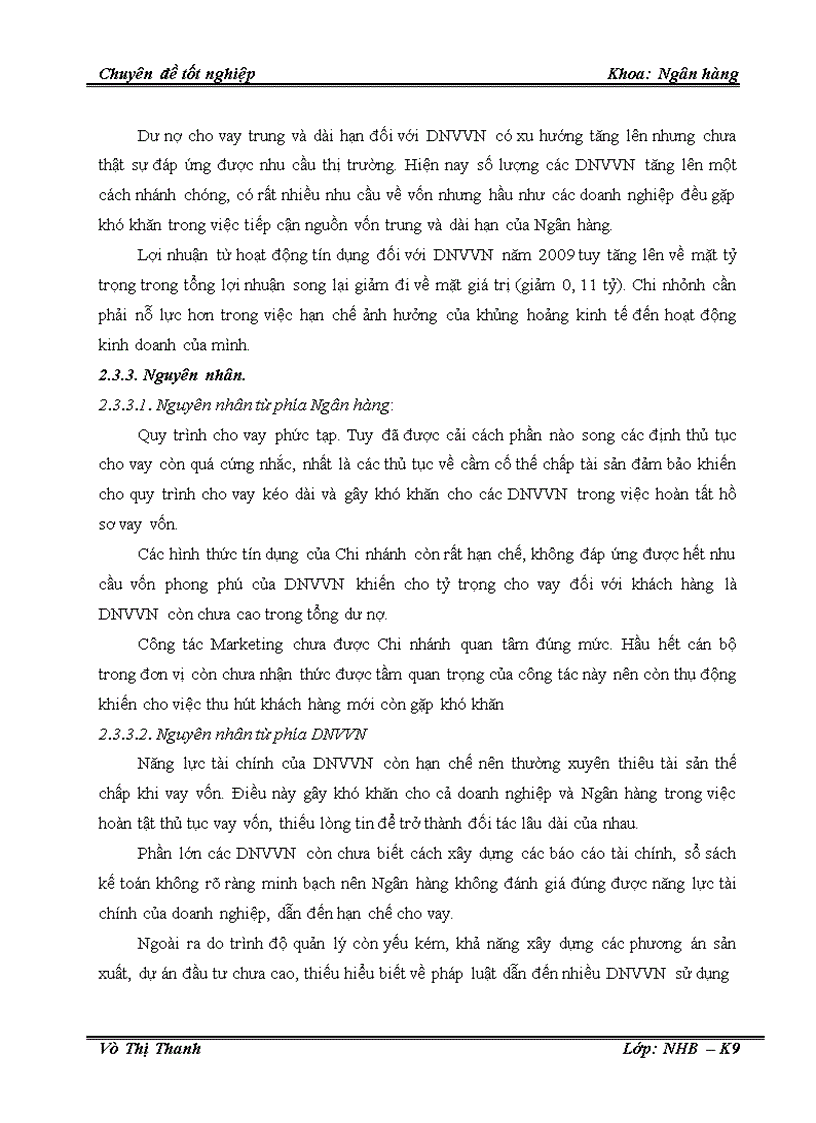 image for page Một số giải pháp nâng cao chất lượng tín dụng đối với doanh nghiệp vừa và nhỏ tại Chi nhánh Ngân hàng Công thương Hoàng Mai