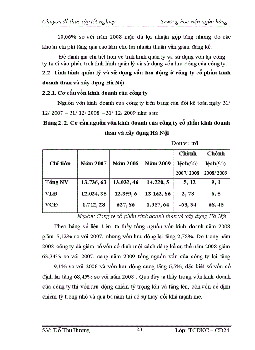 image for page Vốn lưu động và giải pháp nâng cao hiệu quả sử dụng vốn lưu động tại công ty Cổ Phần kinh doanh than và xây dựng Hà Nội
