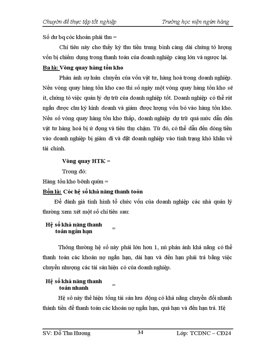 image for page Vốn lưu động và giải pháp nâng cao hiệu quả sử dụng vốn lưu động tại công ty Cổ Phần kinh doanh than và xây dựng Hà Nội