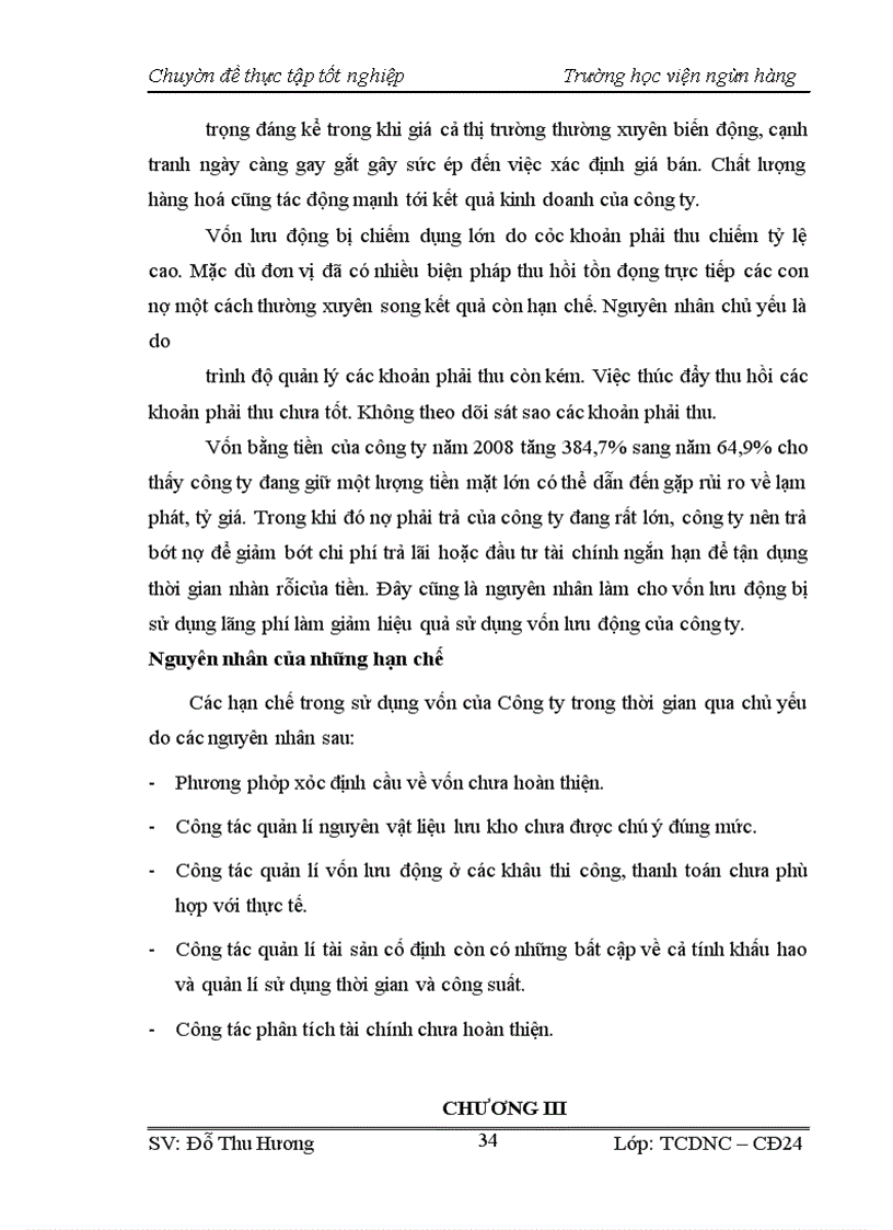 image for page Vốn lưu động và giải pháp nâng cao hiệu quả sử dụng vốn lưu động tại công ty Cổ Phần kinh doanh than và xây dựng Hà Nội